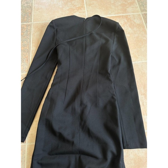 J KOO front and sides ruched Tie Long sleeve dress Size XS - Picture 9 of 12